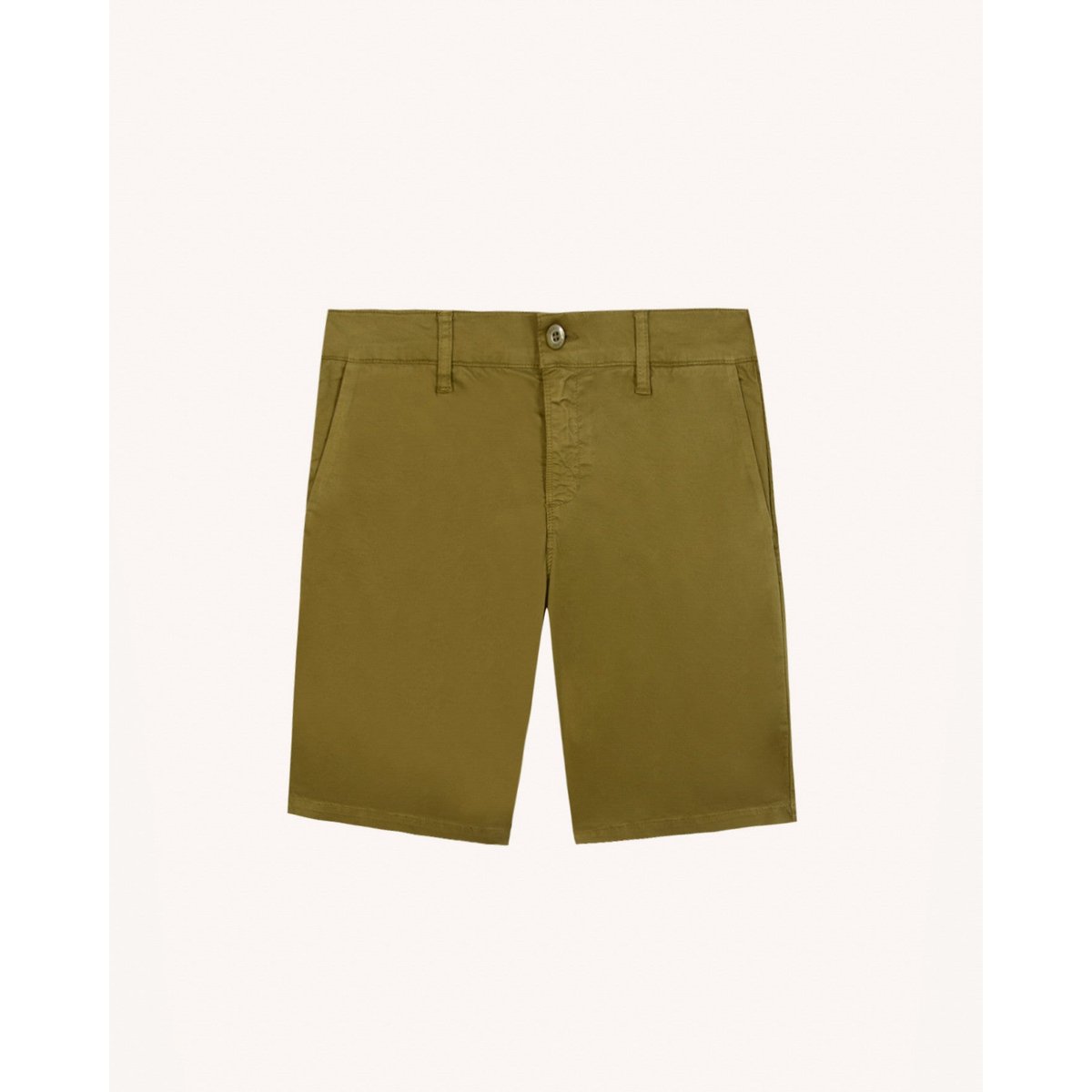 Short chino SAULIEU kaki foncé, FAGUO