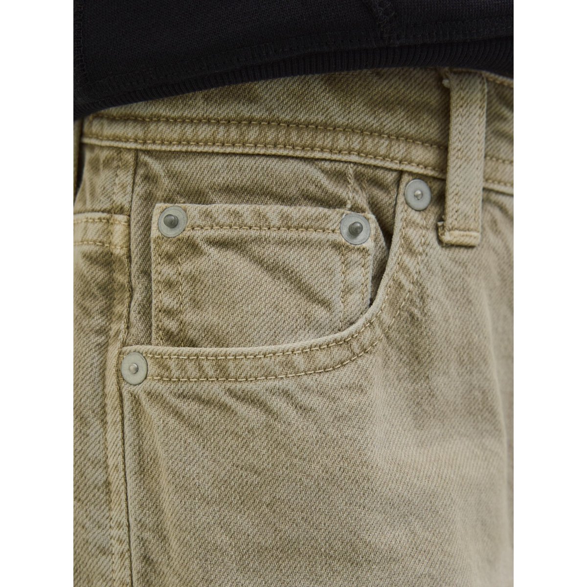 Jean Coupe Décontractée JJICHRIS JJORIGINAL SQ 410 SN JNR Jean coupe décontractée Junior blanche - desert dust, JACK & JONES JUNIOR