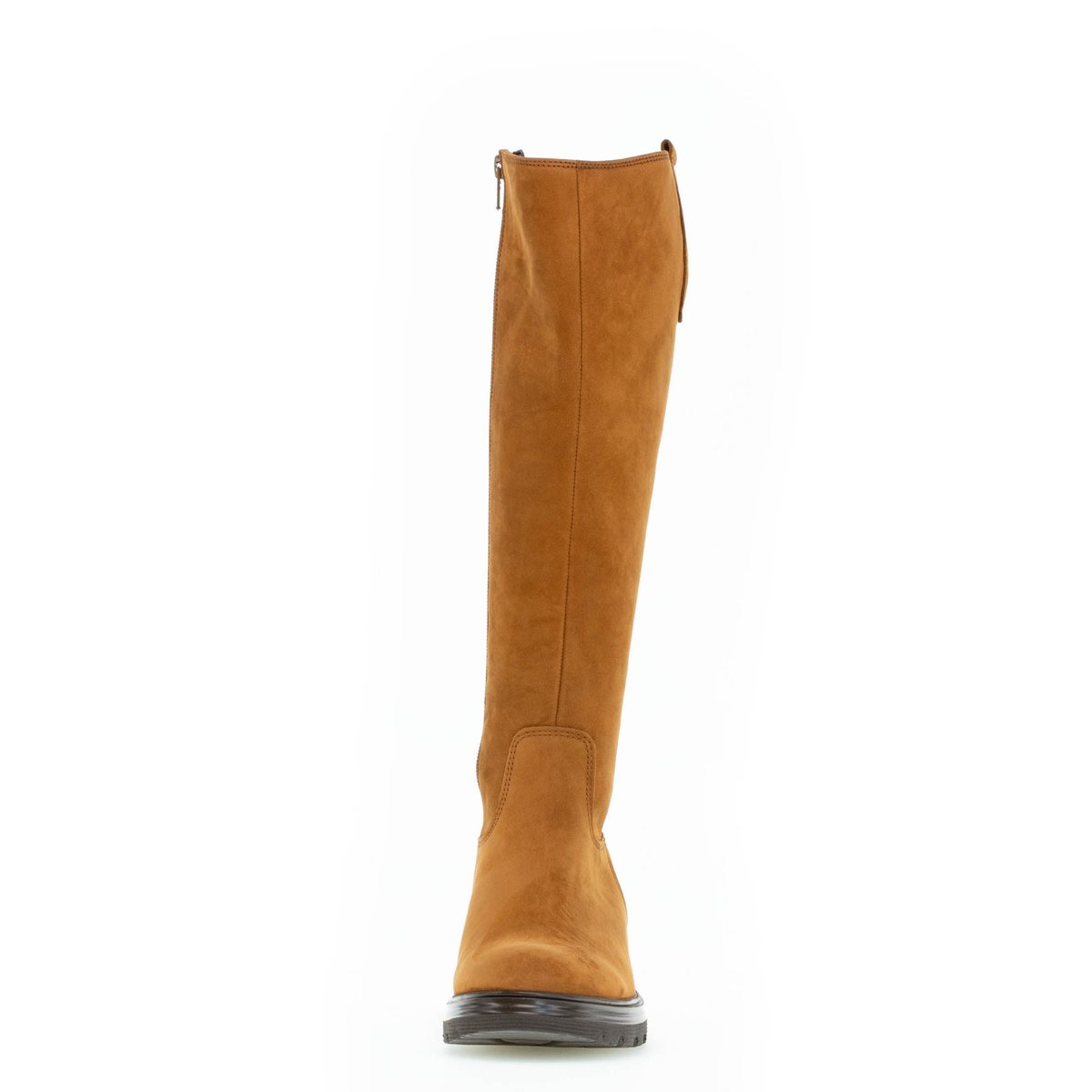 Bottes en nubuck à talon décroché marron, GABOR