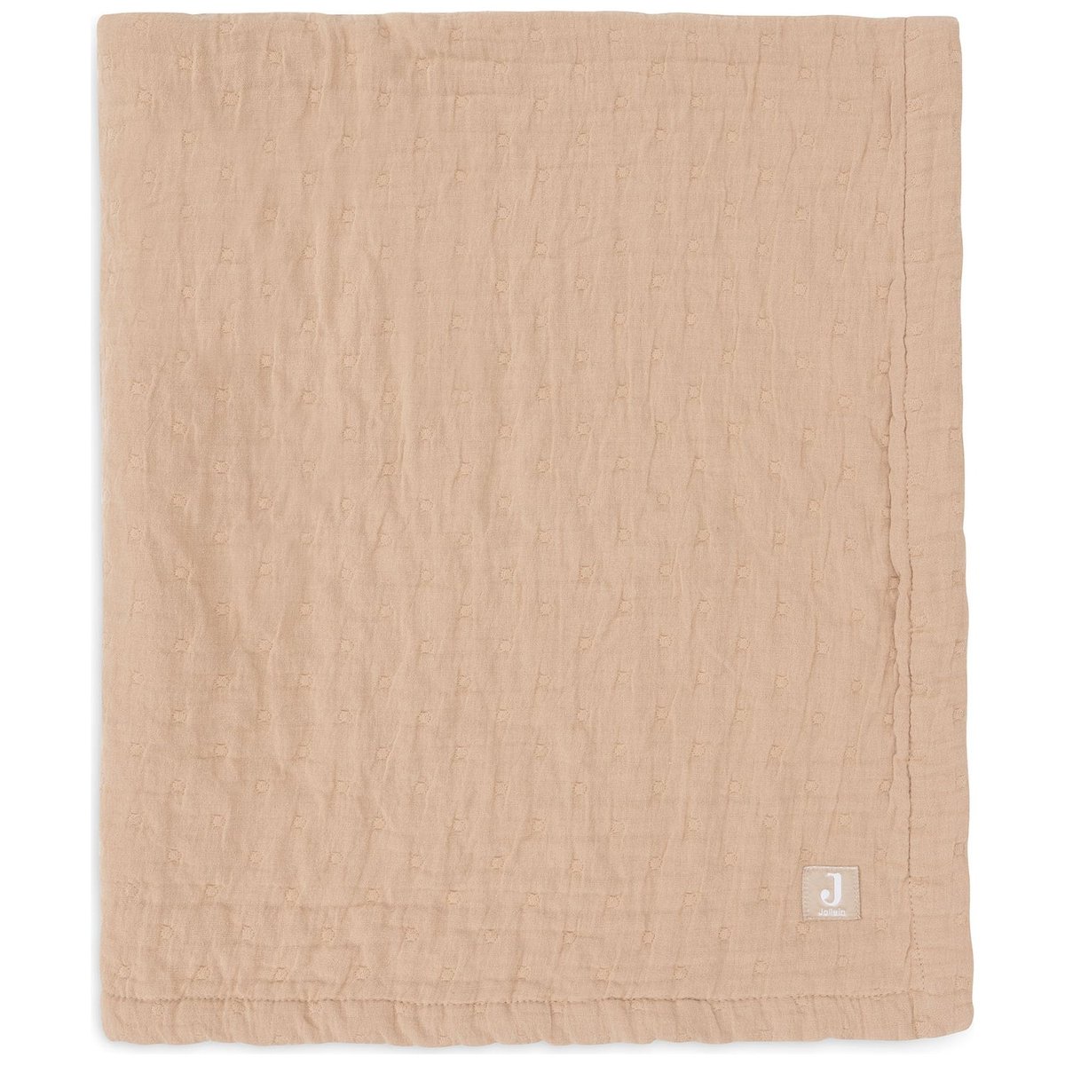 Couverture en gaze de coton marron, JOLLEIN