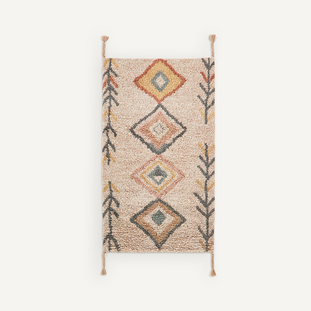 Alfombra de cama de lana gruesa, anudada a mano, Mirjana multicolor, AM.PM