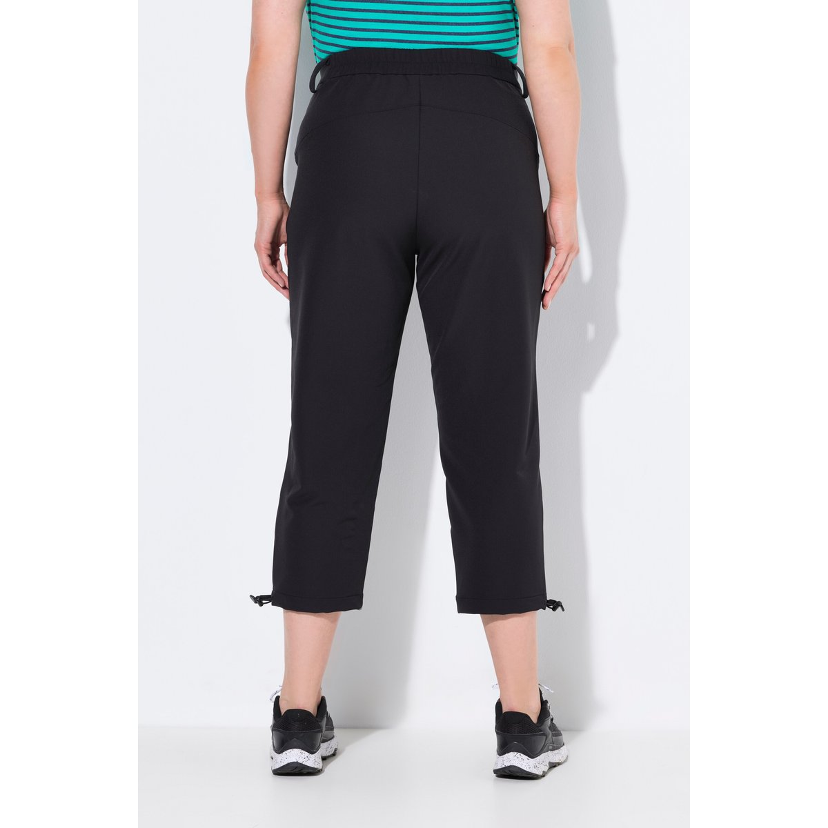 Pantalon softshell 3/4 ultra-fin. Bas de noir, ULLA POPKEN