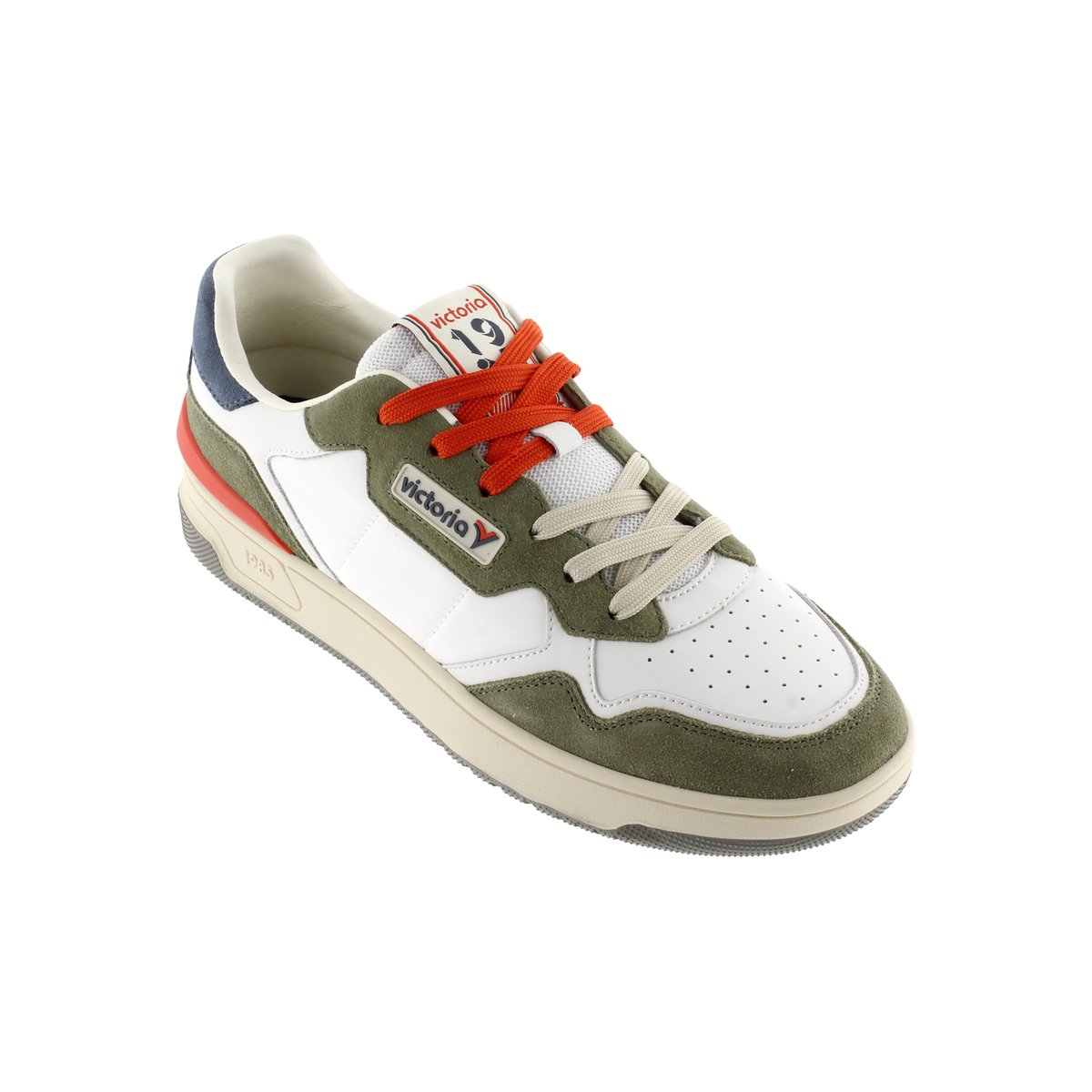Basket Cuir kaki, VICTORIA