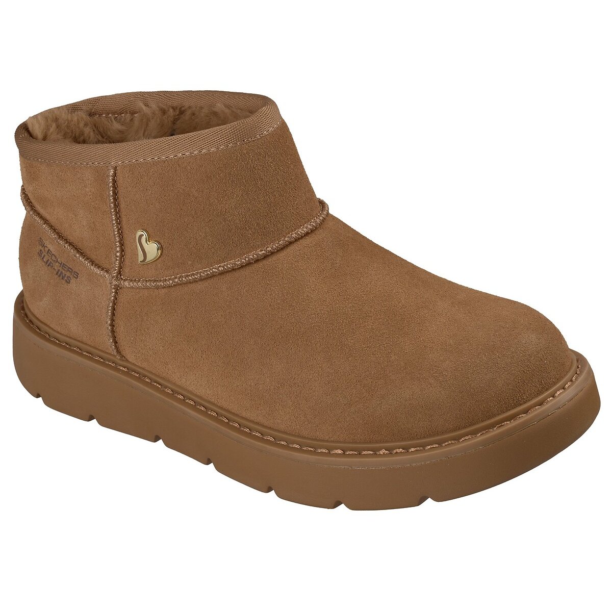 Botas Slip-Ins: KEEPSAKES COZY-COZY MINI avelã, SKECHERS