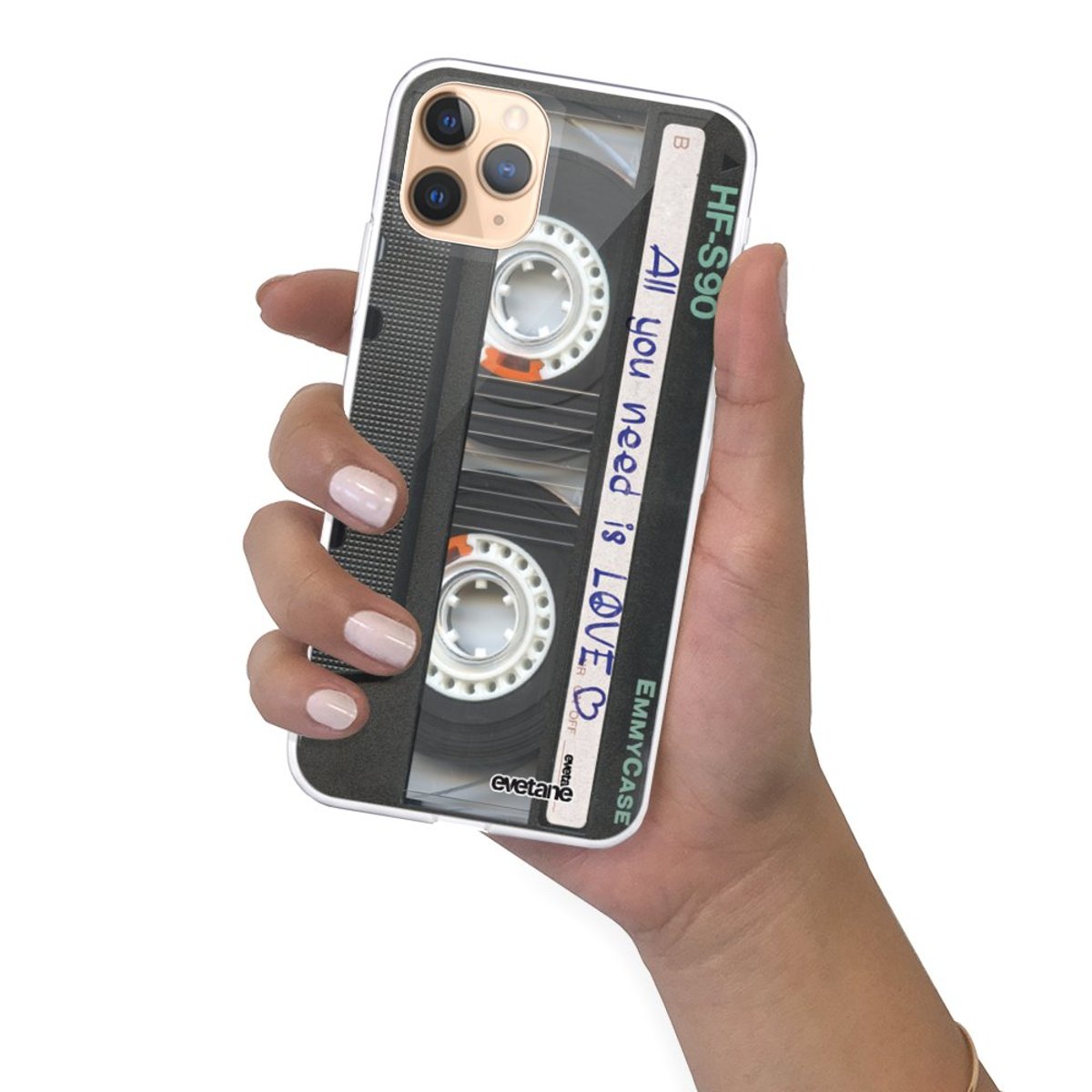 Coque 360 iPhone 11 Pro Max cassette, EVETANE