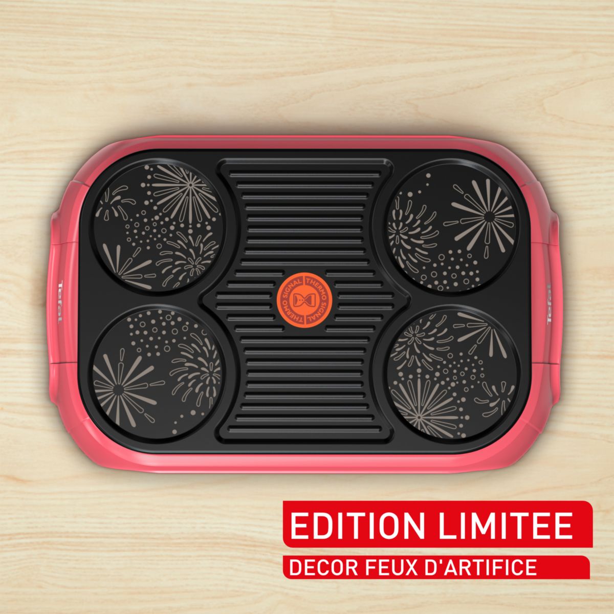 Crêpe party Crepe et Grill Party PY55A7F0 rose, TEFAL