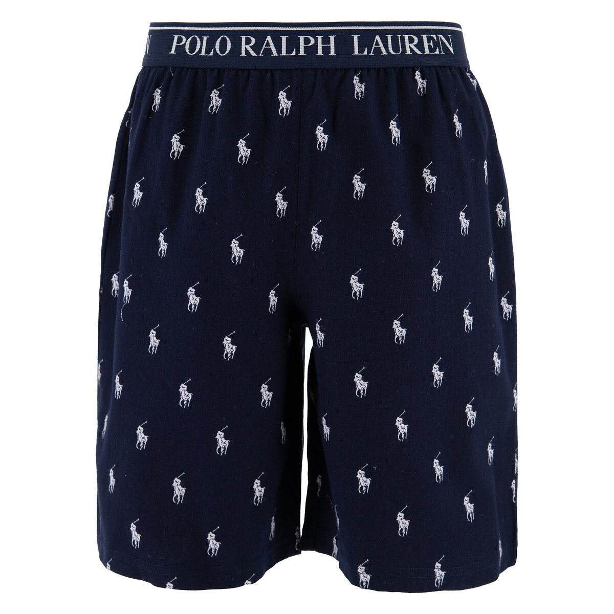 Pyjashort blanc + bleu marine, POLO RALPH LAUREN