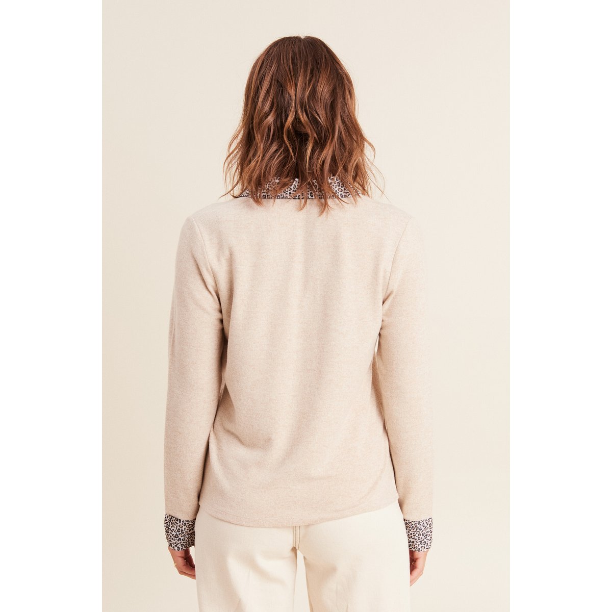 T-shirt manches longues creme, BREAL