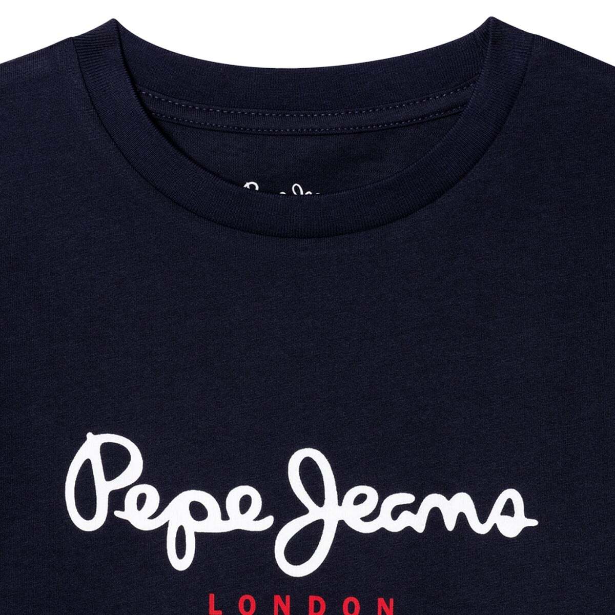 T-Shirt Manches Longues Coupe Slim bleu, PEPE JEANS