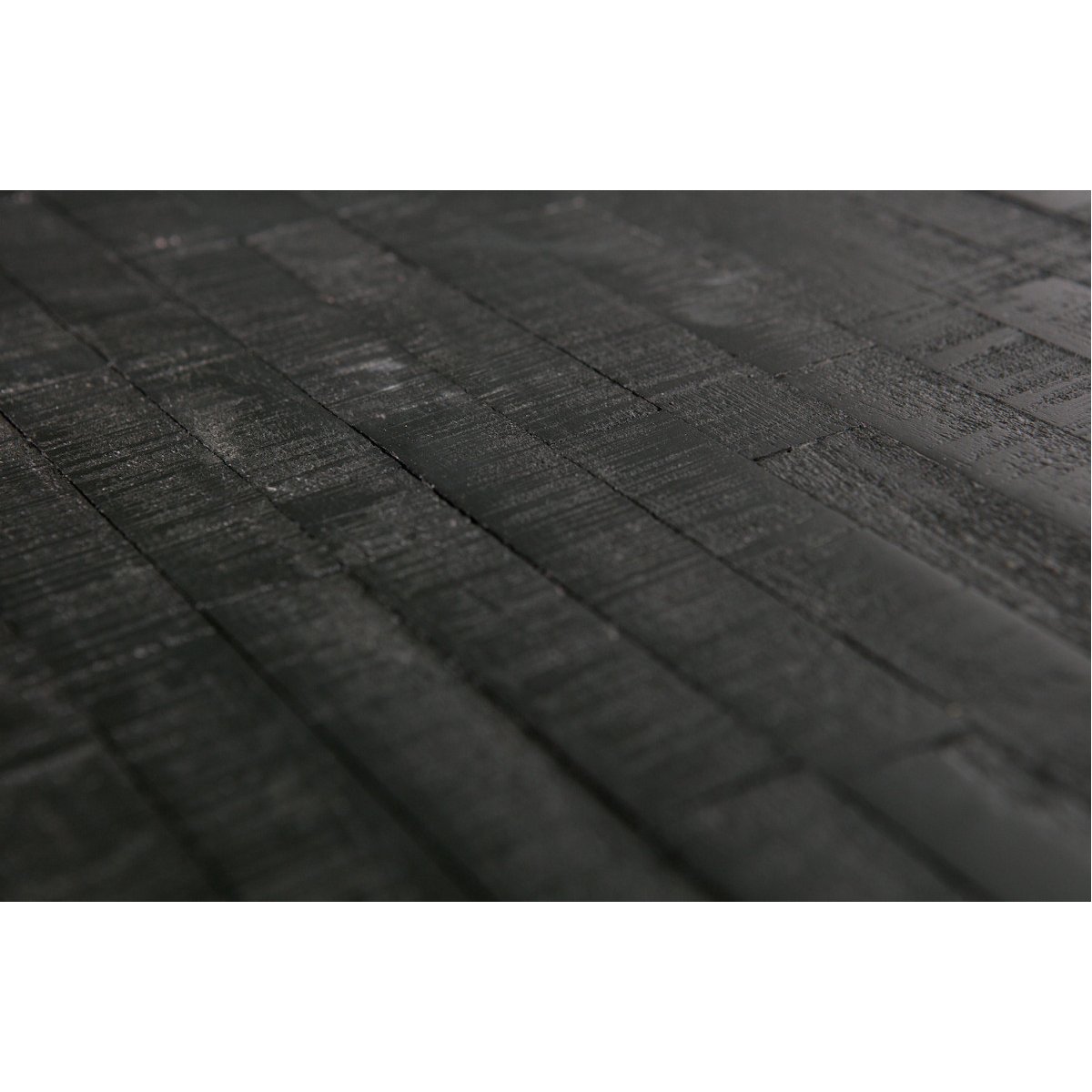 Table d'appoint en teck recyclé - SHARING noir, WOOOD
