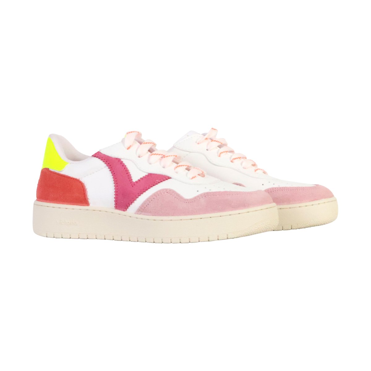 Basket Cuir rosa, VICTORIA