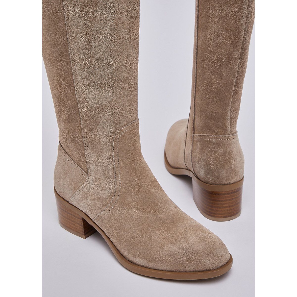 Bottes hautes en daim havane, LIU JO