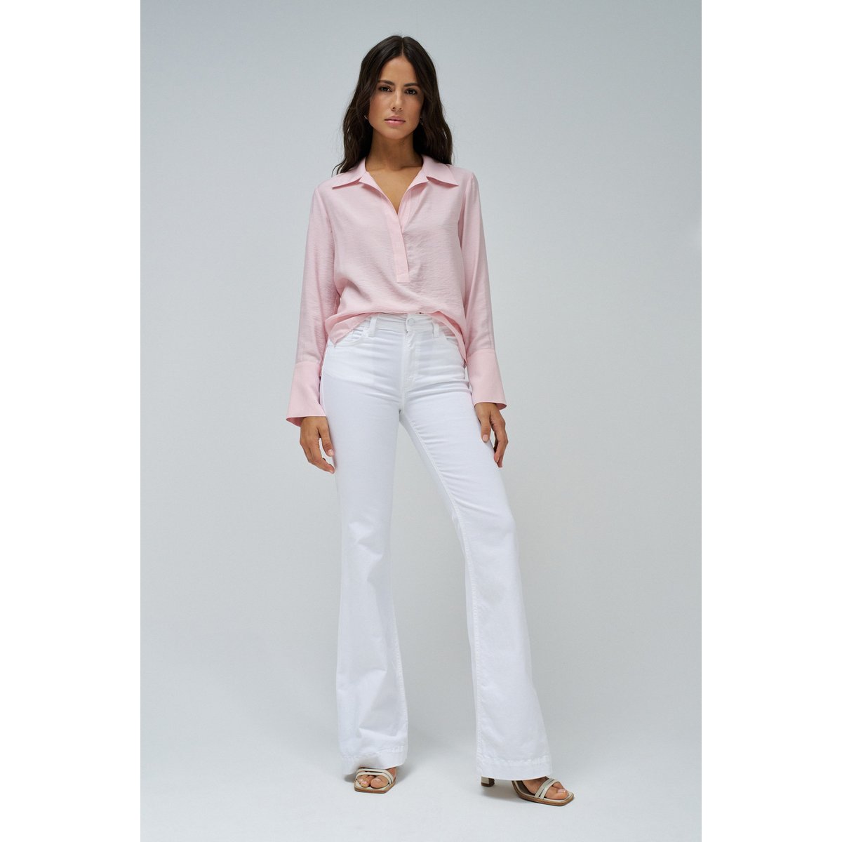 JEAN DESTINY PUSH UP FLARE blanc, SALSA JEANS