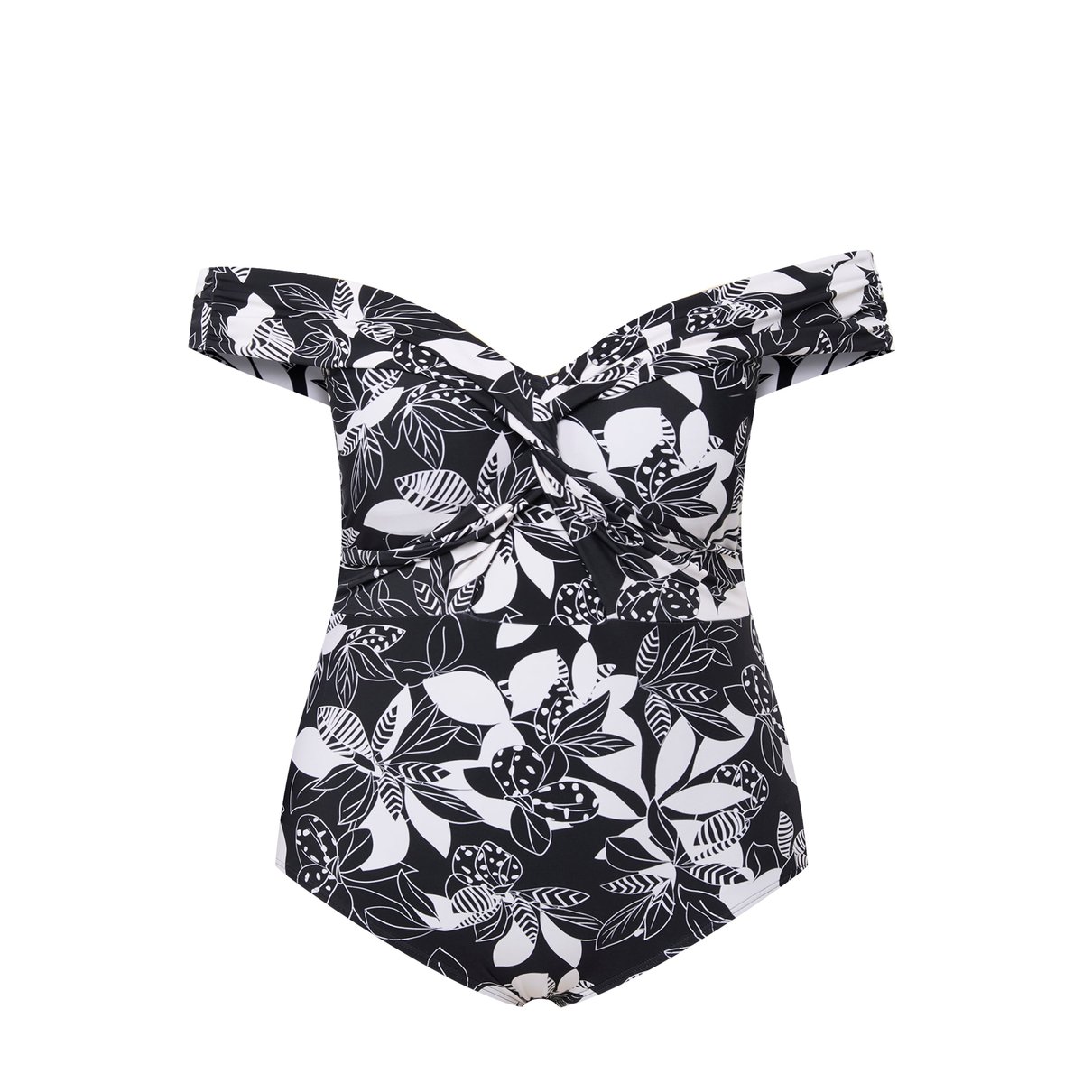 Maillot de bain avec bonnets souples. noir, ULLA POPKEN