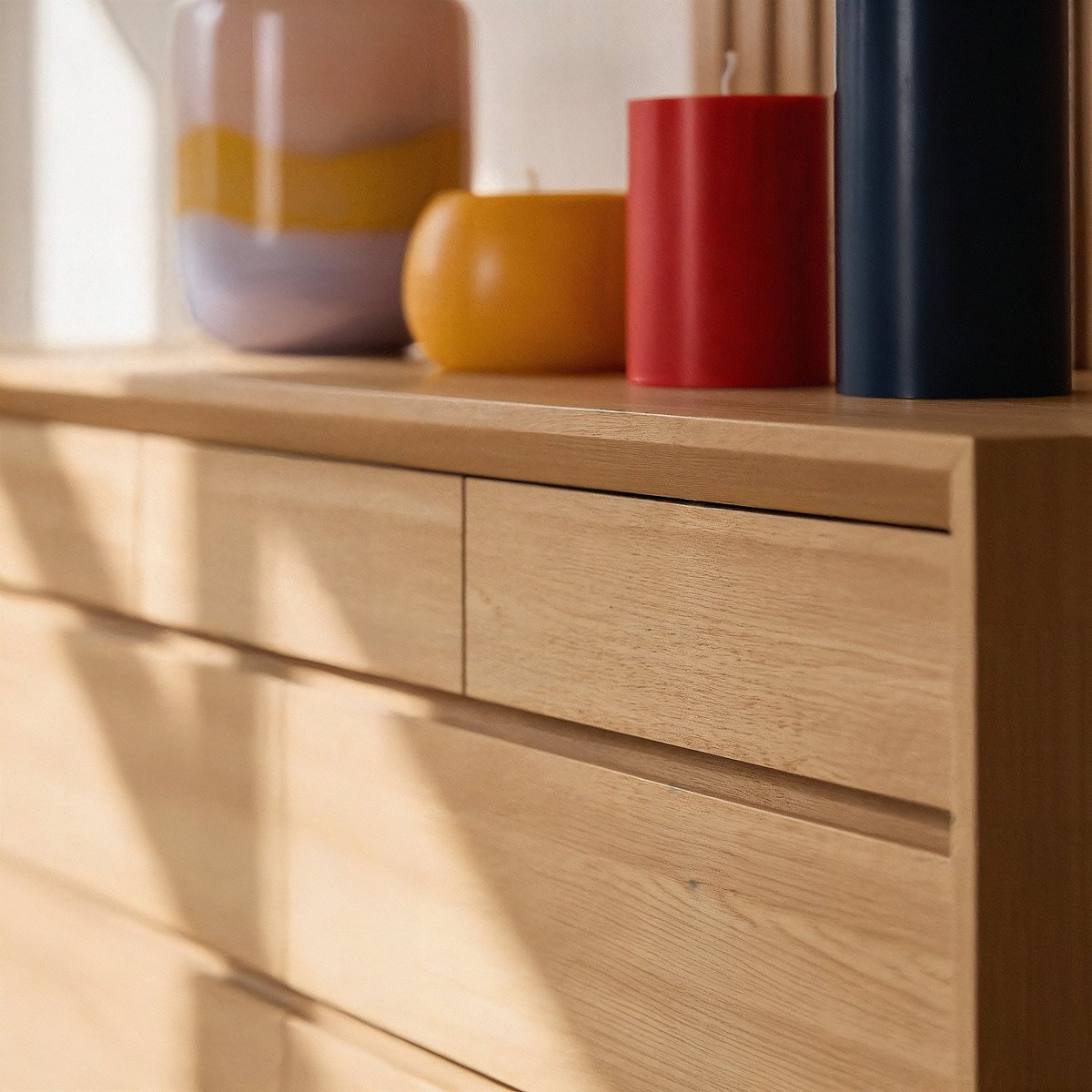 Commode chêne RAFAEL naturel clair, HABITAT