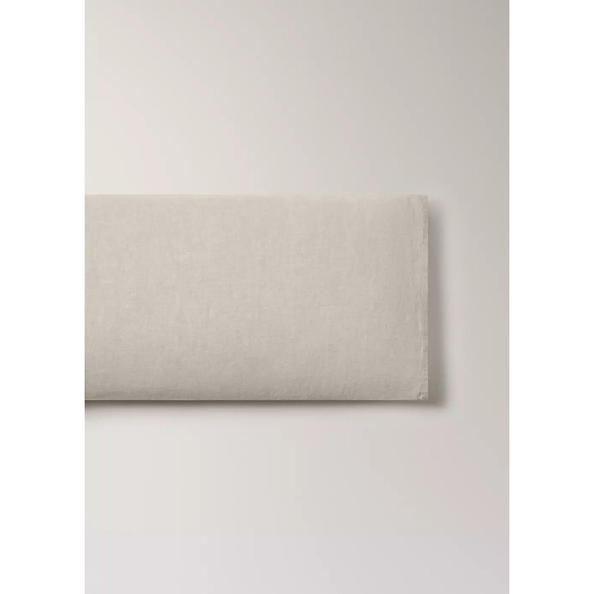 Taie d'oreiller lin lavé 45x110 cm sable, MANGO HOME