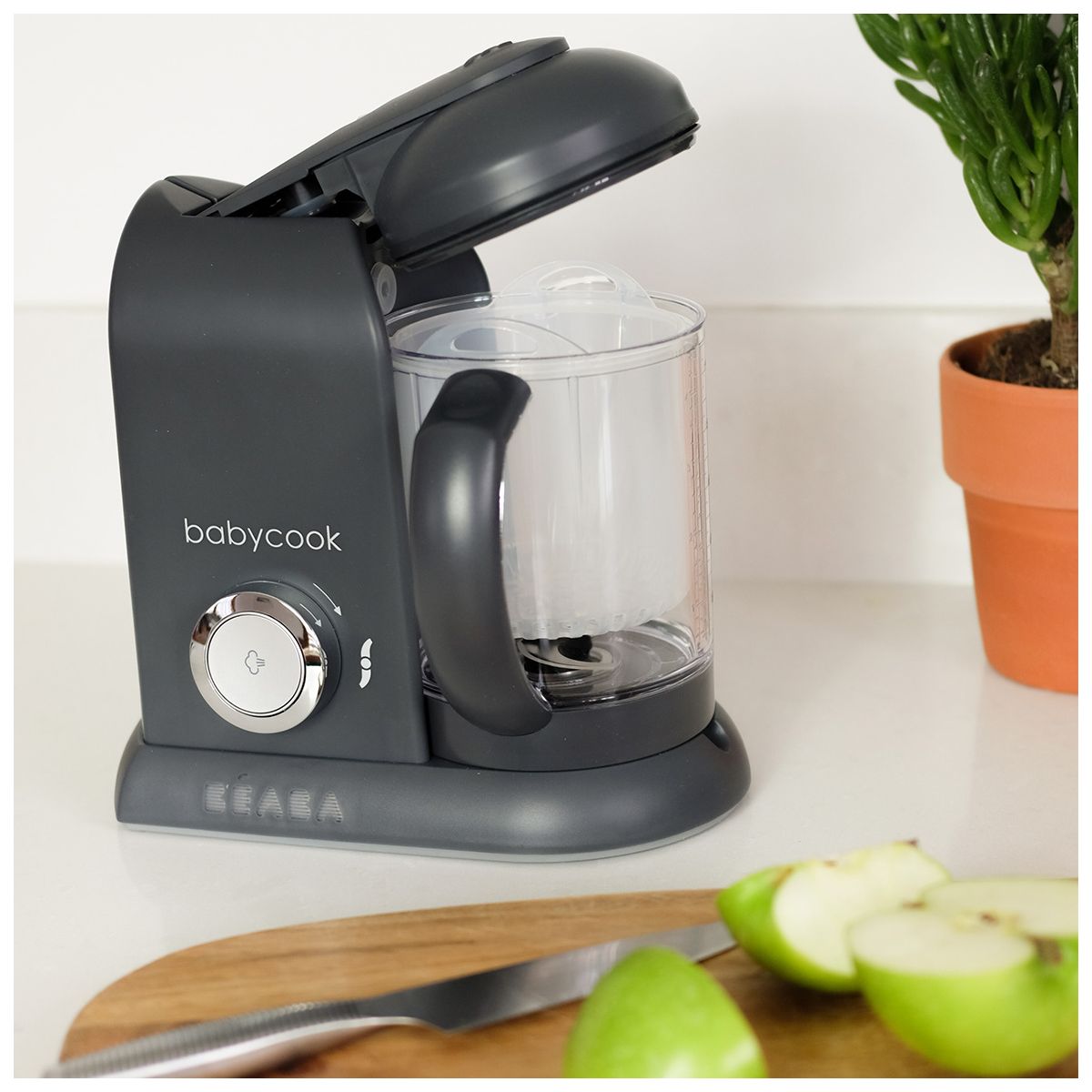 Babycook solo robot cuiseur gris foncé, BEABA