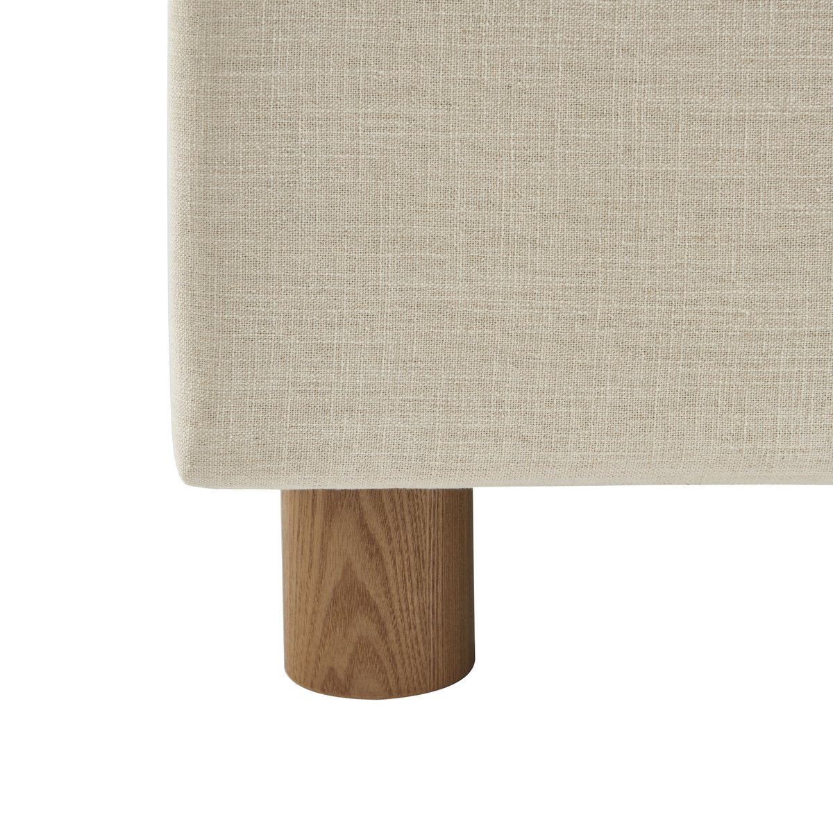 Lit coffre avec sommier relevable KORALL beige, SORELH