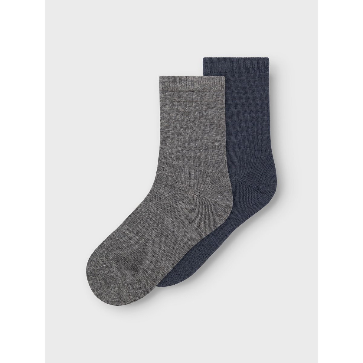 Chaussettes dark grey melange 1, NAME IT