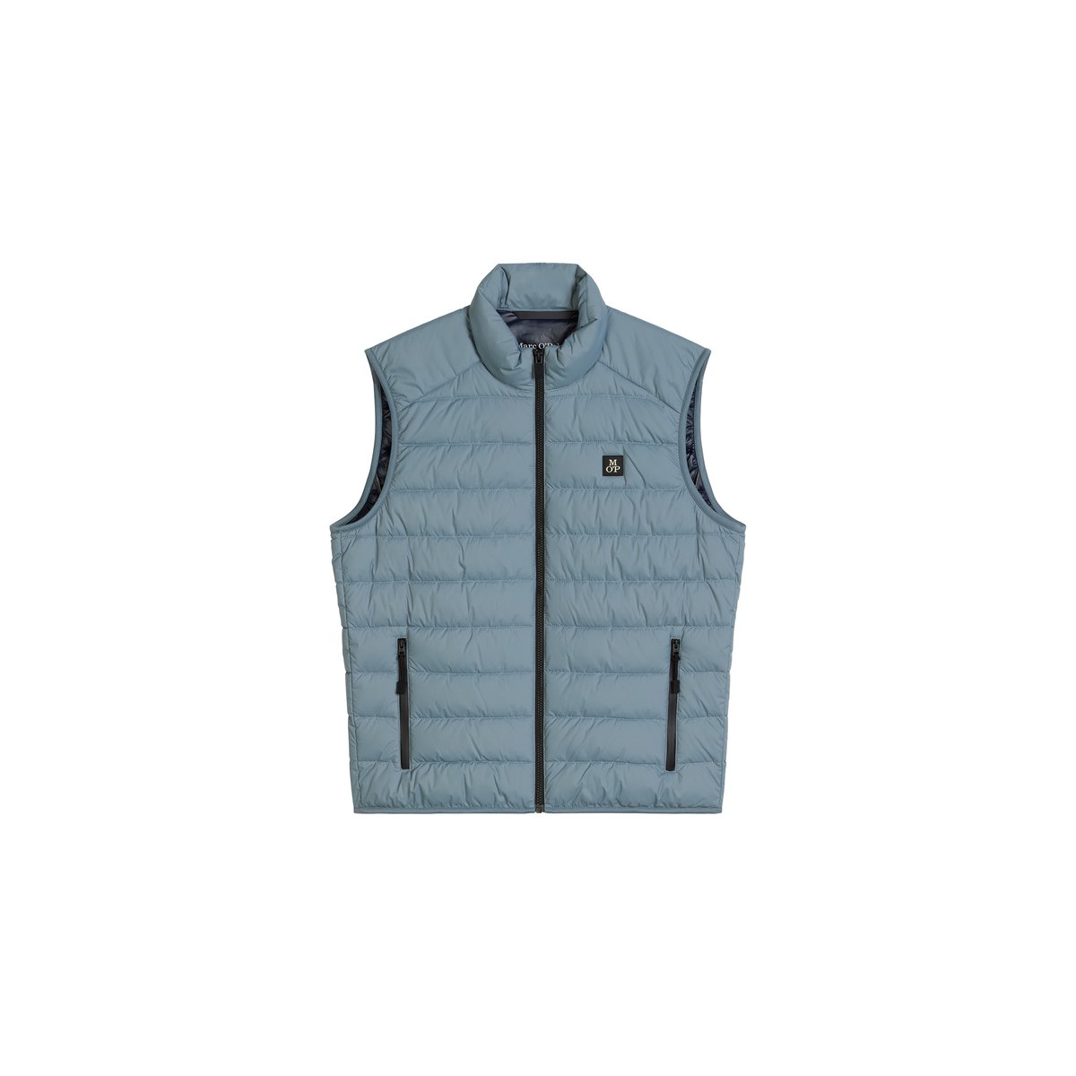 Gilet matelassé regular avec sac de rangement pratique gris, MARC O'POLO
