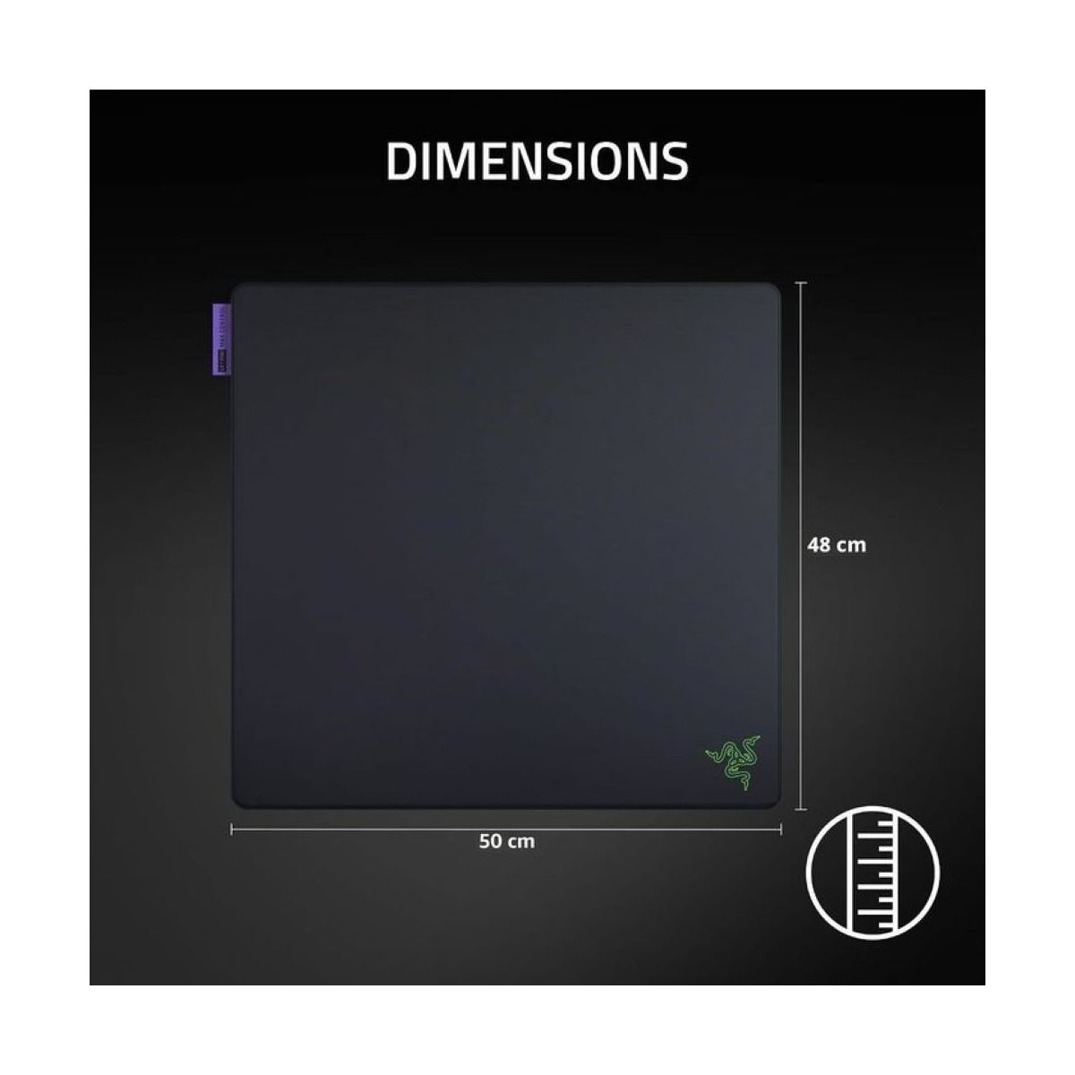 Tapis de souris GIGANTUS V2 PRO L MAX CONTROL couleur unique, RAZER