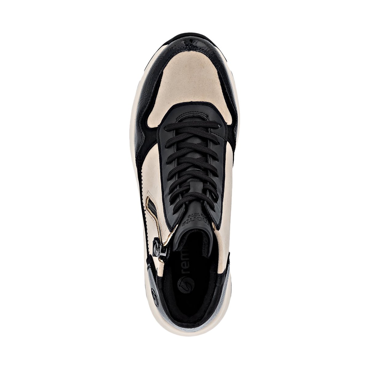 Basket Montante Cuir Lagro noir comb, REMONTE
