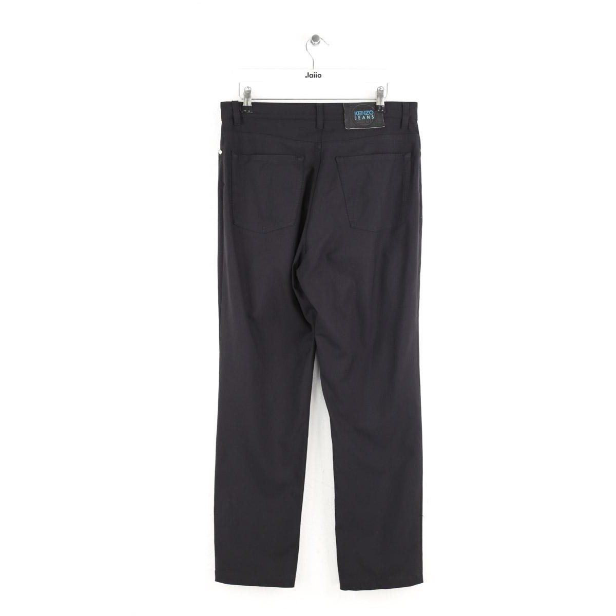 Pantalon droit - Très Bon État noir, KENZO