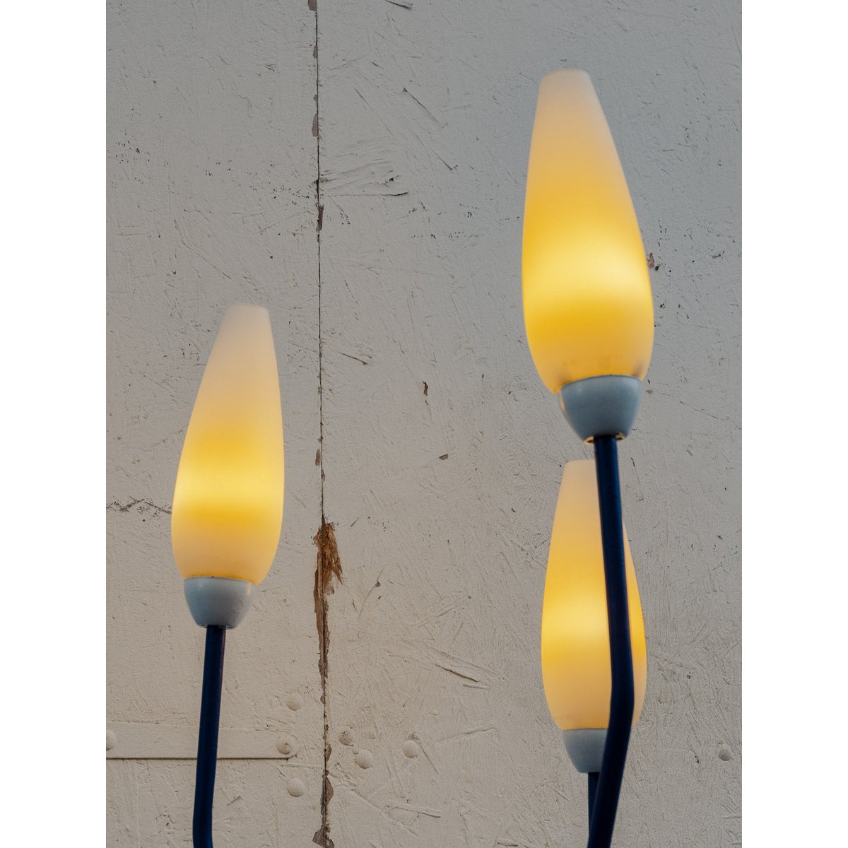 Lampadaire bleu Julien N°381 - Bon état bleu, DEBONGOUT