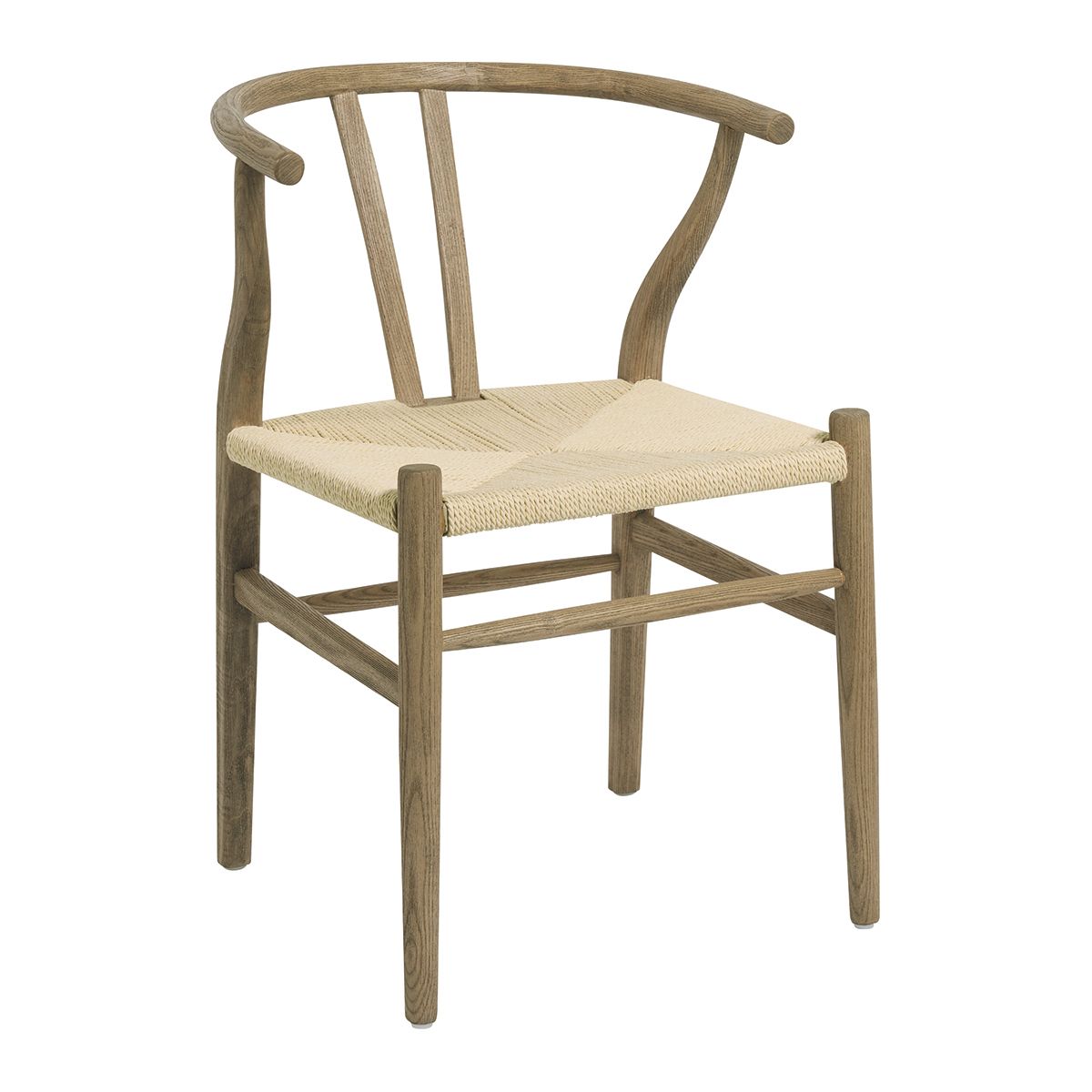 Chaise en frêne naturel, BLANC D’IVOIRE
