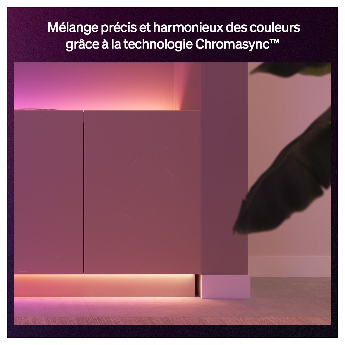 Bandeau LED Flux Strip Light 3m White&Color gradient couleur unique, PHILIPS HUE