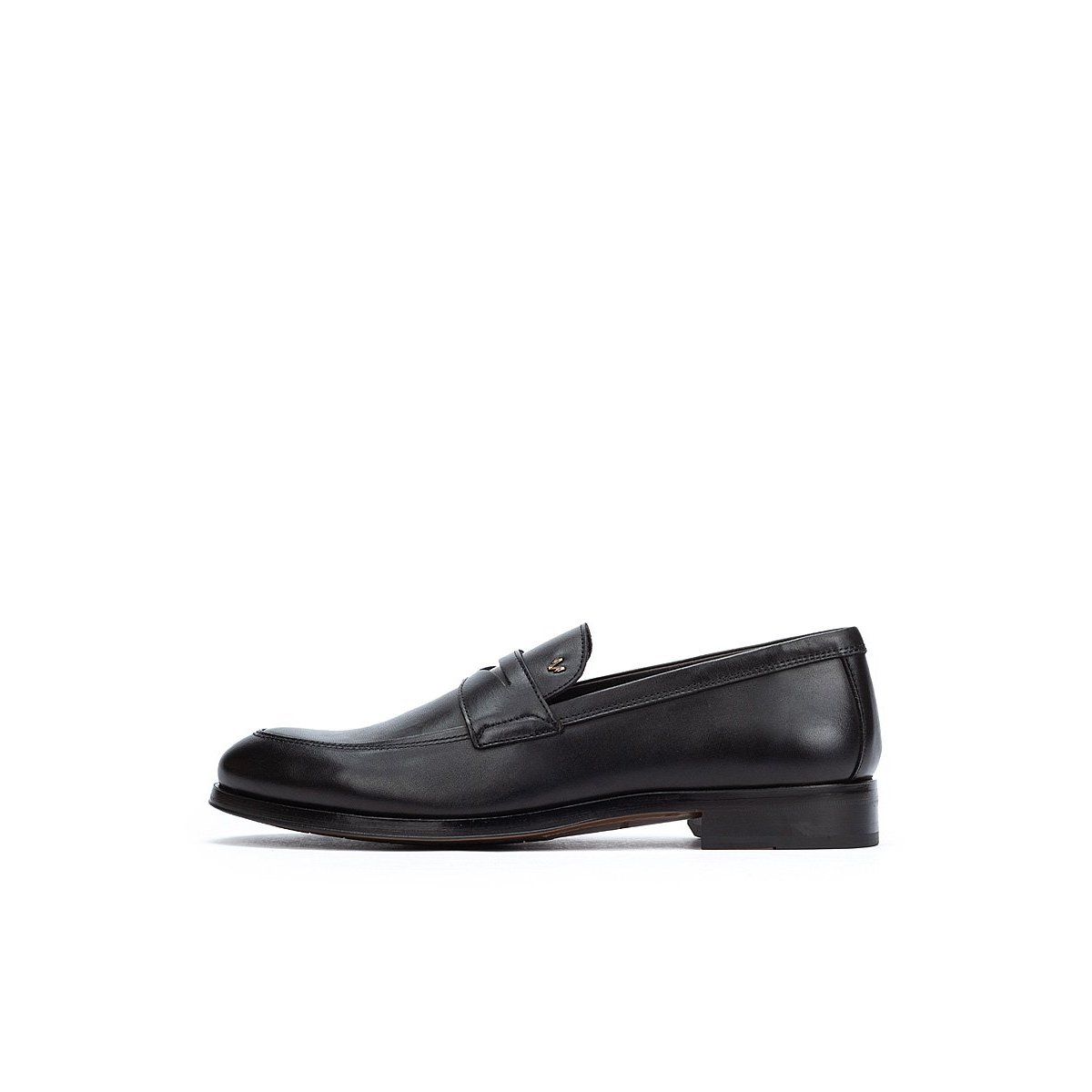 Mocassins cuir Empire black, MARTINELLI