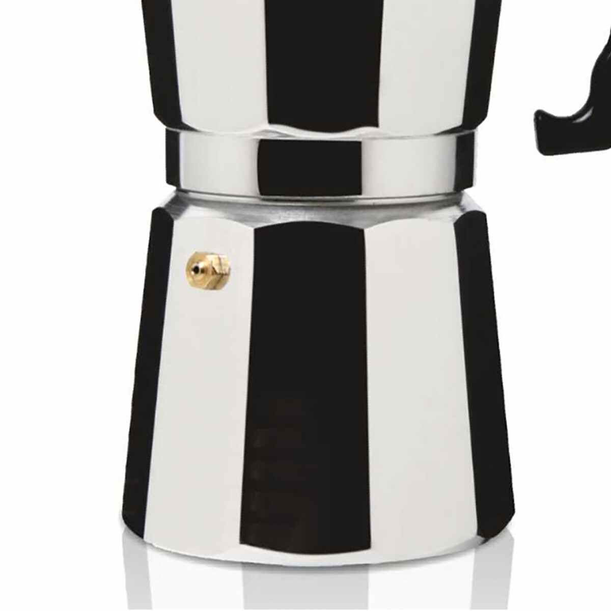 Cafeteira Moka Pot 12, HAEGER cinza-metal, HAEGER