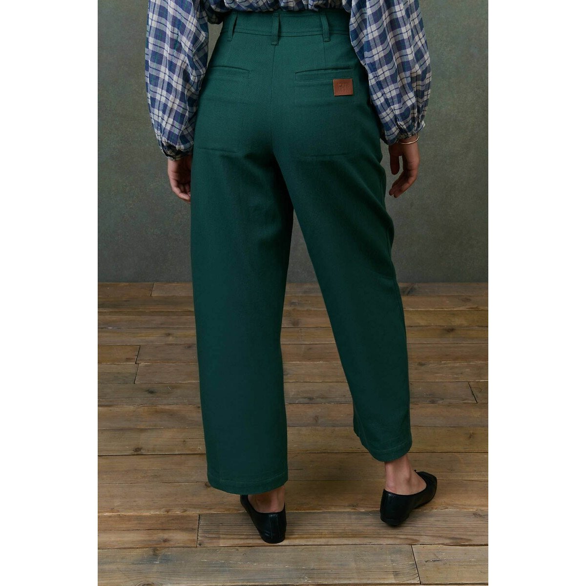 Almosi Straight Trousers emerald, LOUISE MISHA