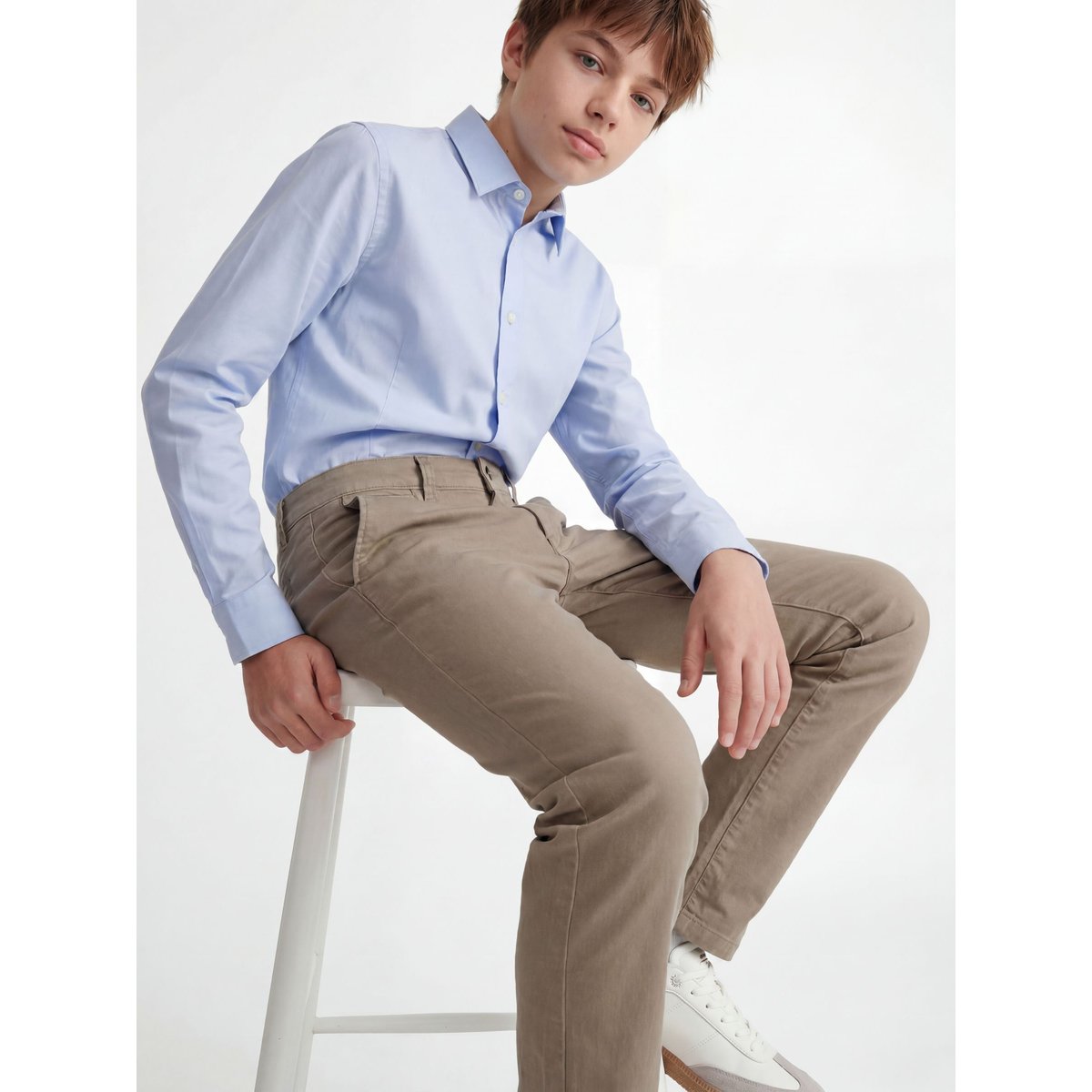 Pantalon chino beige, JACK & JONES JUNIOR
