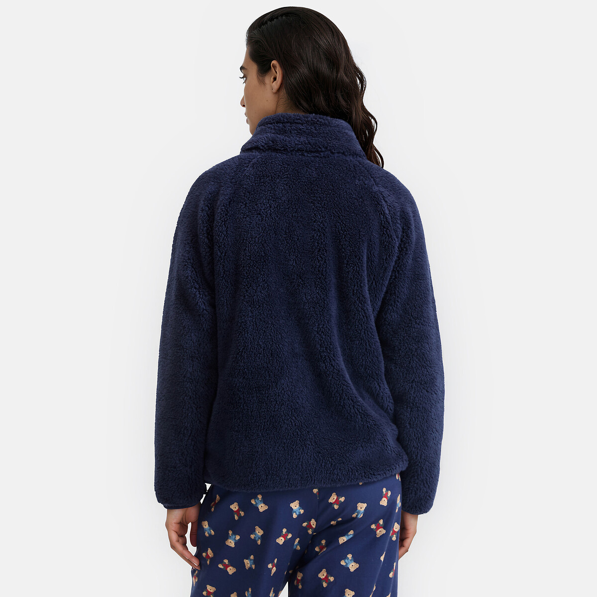 Pyjama 3 pièces avec veste, t-shirt manches longues et pantalon imprimé ours imprimé, SO'HOME