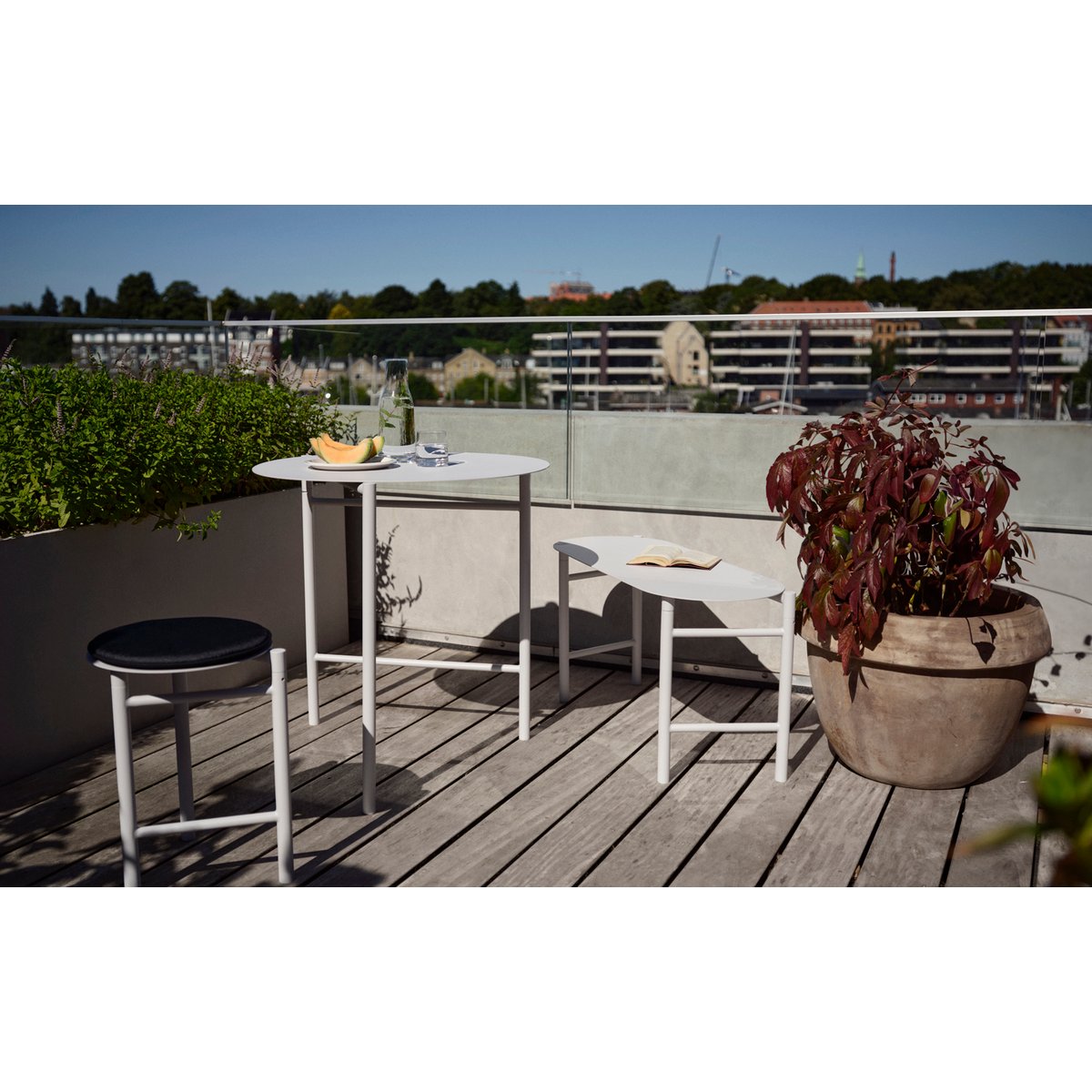 Table pliable DISC gris clair, ZONE DENMARK