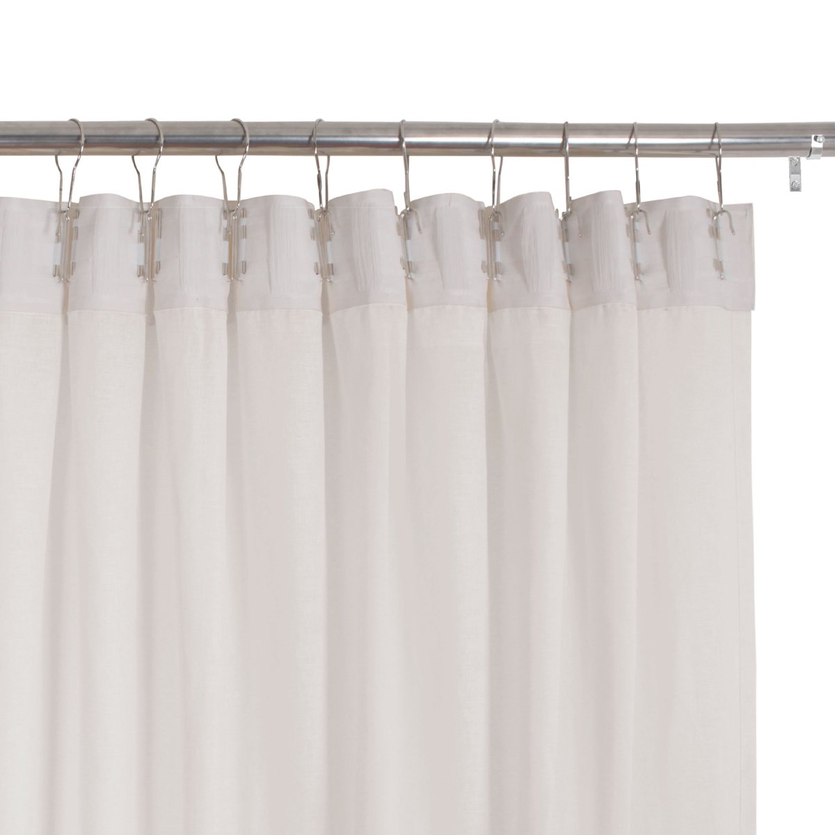 Voilage coton lin, ELARA beige, INSPIRE