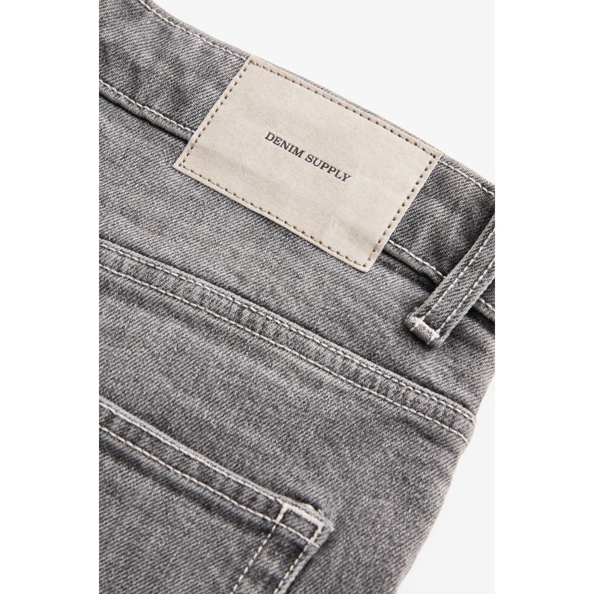 Jean droit authentique stretch vintage gris, NEXT