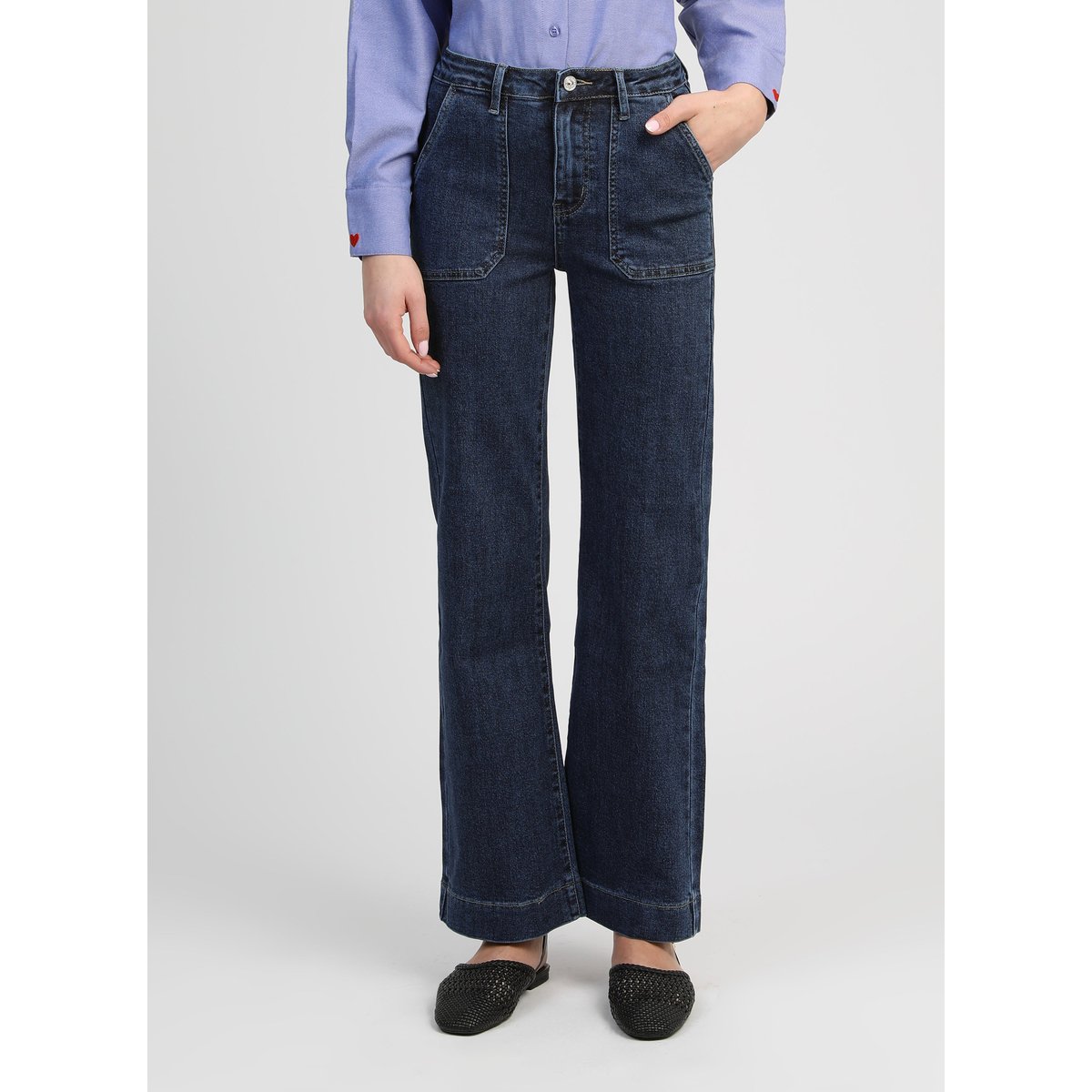 Pantalon Parmy STONE bleu stone, AN'GE
