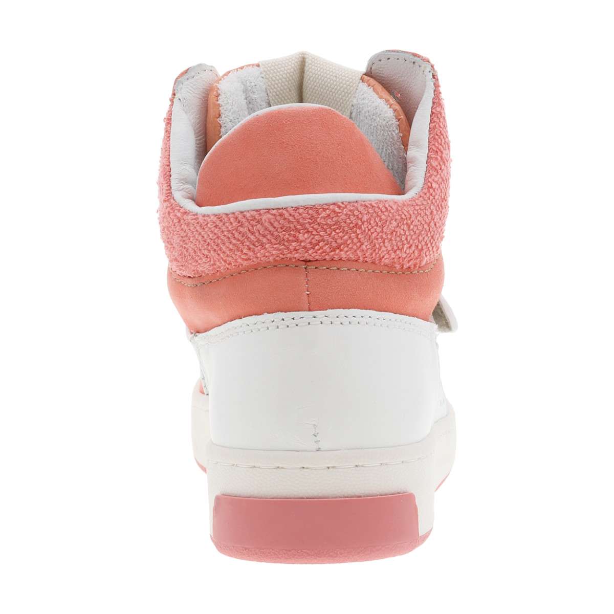 Baskets montantes cuir rose, MJUS