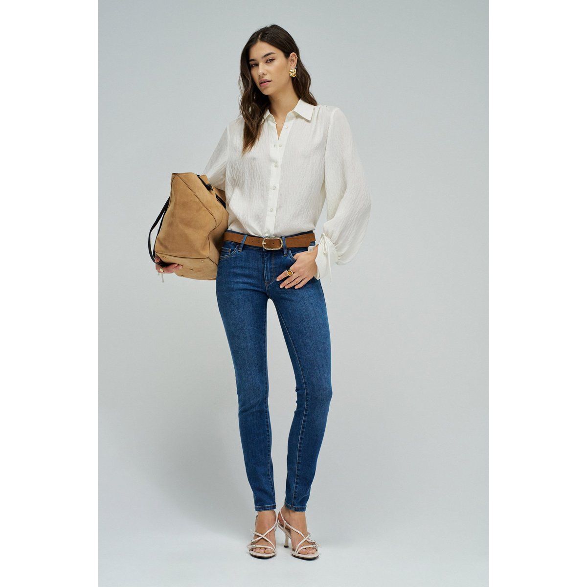 JEAN WONDER PUSH UP SKINNY bleu, SALSA JEANS