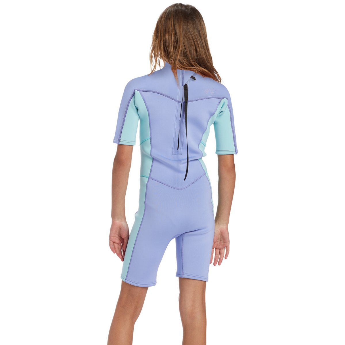 Springsuit Back Zip manches courtes 2MM FOIL violet cosmic blue, BILLABONG
