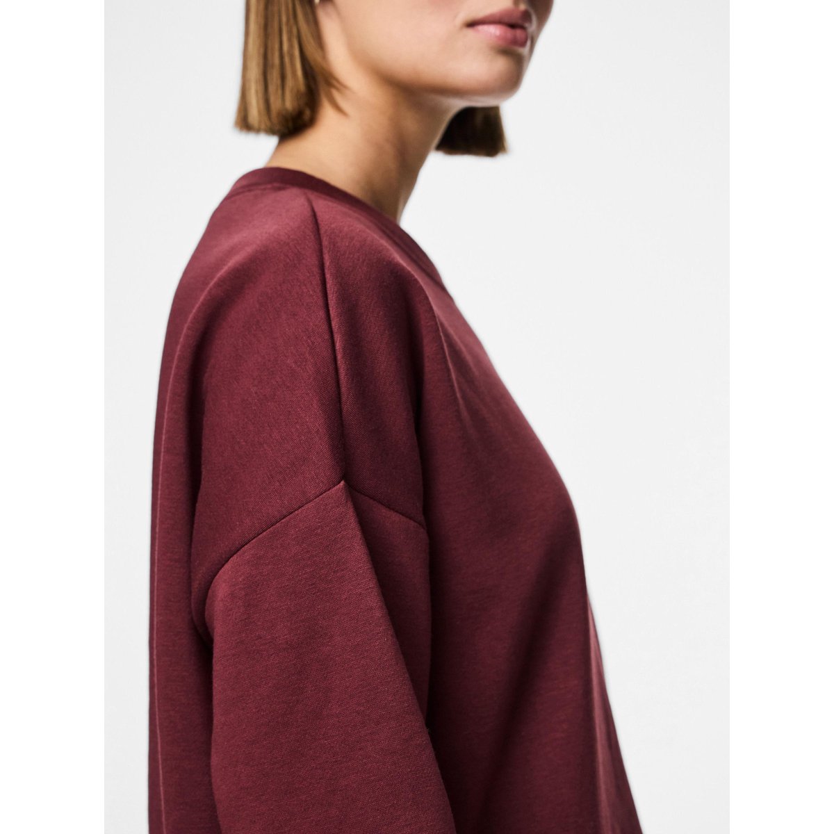 Sweat-Shirt tawny port, PIECES
