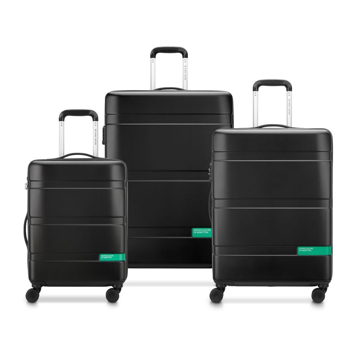 Set XL NOW HARDSIDE noir, DELSEY PARIS
