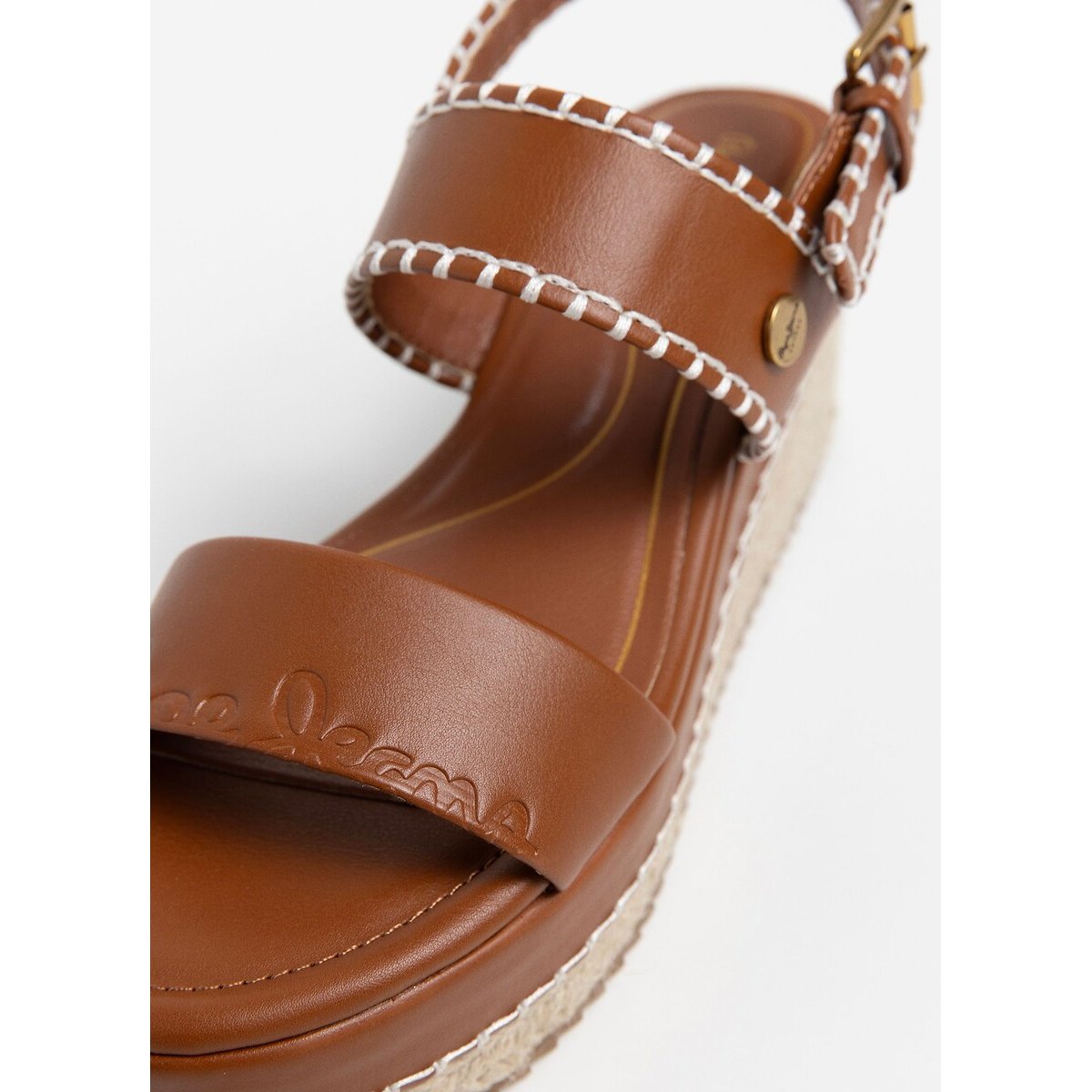 Sandalias de cuña BILLIES LOG coñac, PEPE JEANS
