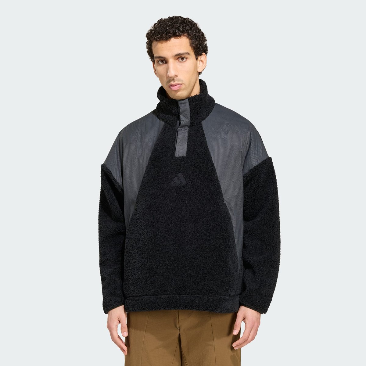 Pull-Over Terrex Xploric Climawarm High Pile Snap Pull-Over Terrex Xploric Climawarm High Pile Snap black, adidas Performance