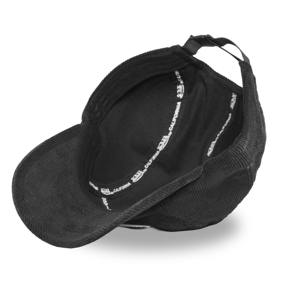 Casquette 5 panels VELVET noir/blanc, VON DUTCH
