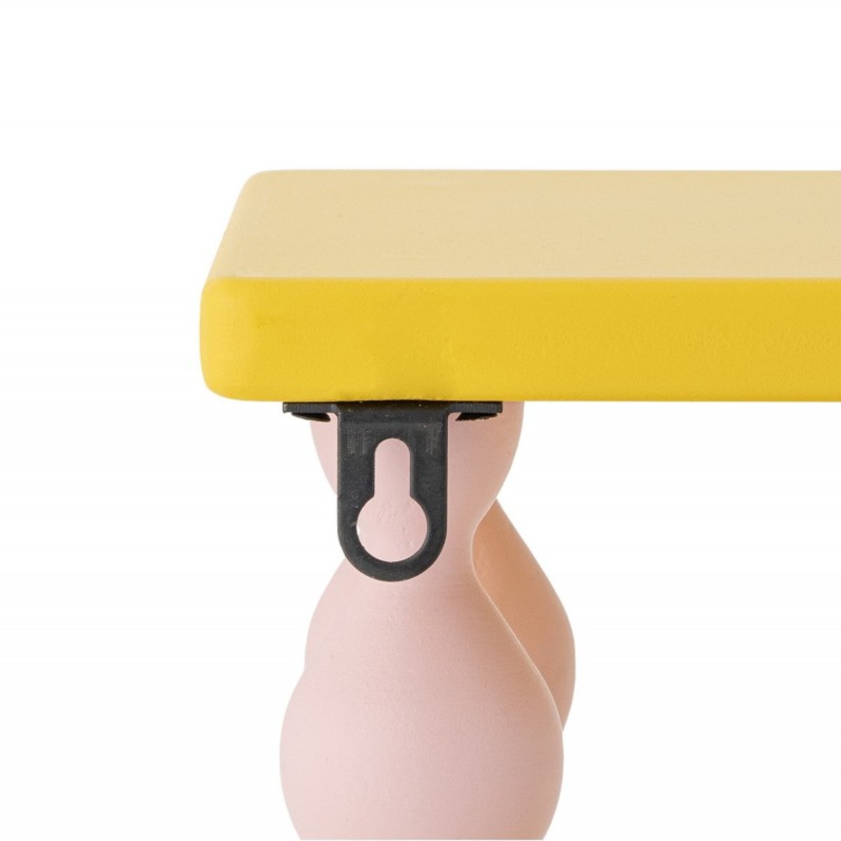 Etagère murale bois BIBIOLA jaune, BLOOMINGVILLE