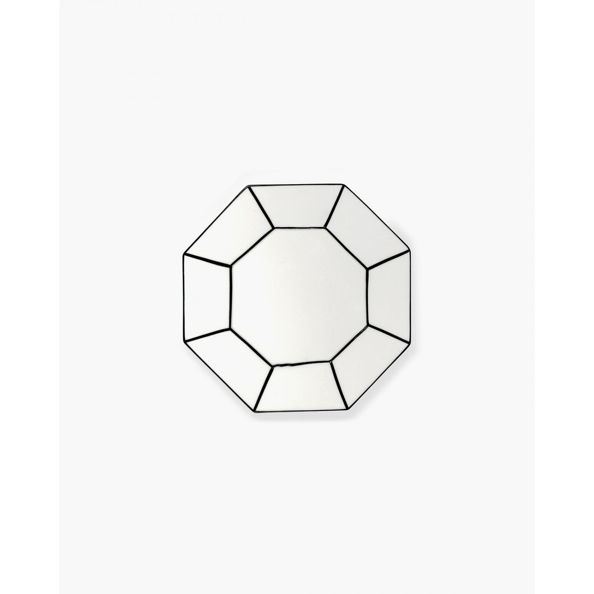 Assiette plate Carte Blanche blanc, SERAX