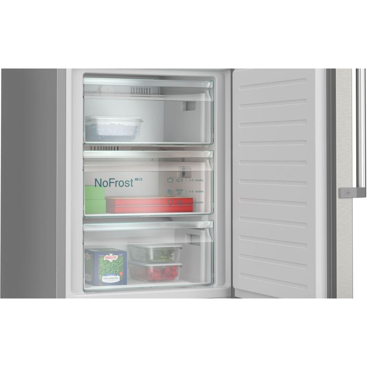 Réfrigérateur combiné KG39NAIAU iQ500, Tiroirs hyperFresh 0° couleur unique, SIEMENS